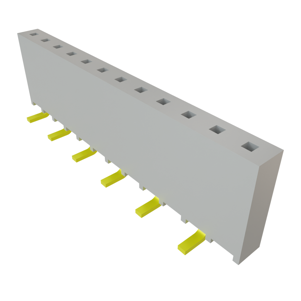 Samtec-SSW-112-22-G-S-VS Steckverbinderleisten und Leiterplattenbuchsen Conn Socket Strip SKT 12 POS 2.54mm Solder ST Top Entry SMD Tube