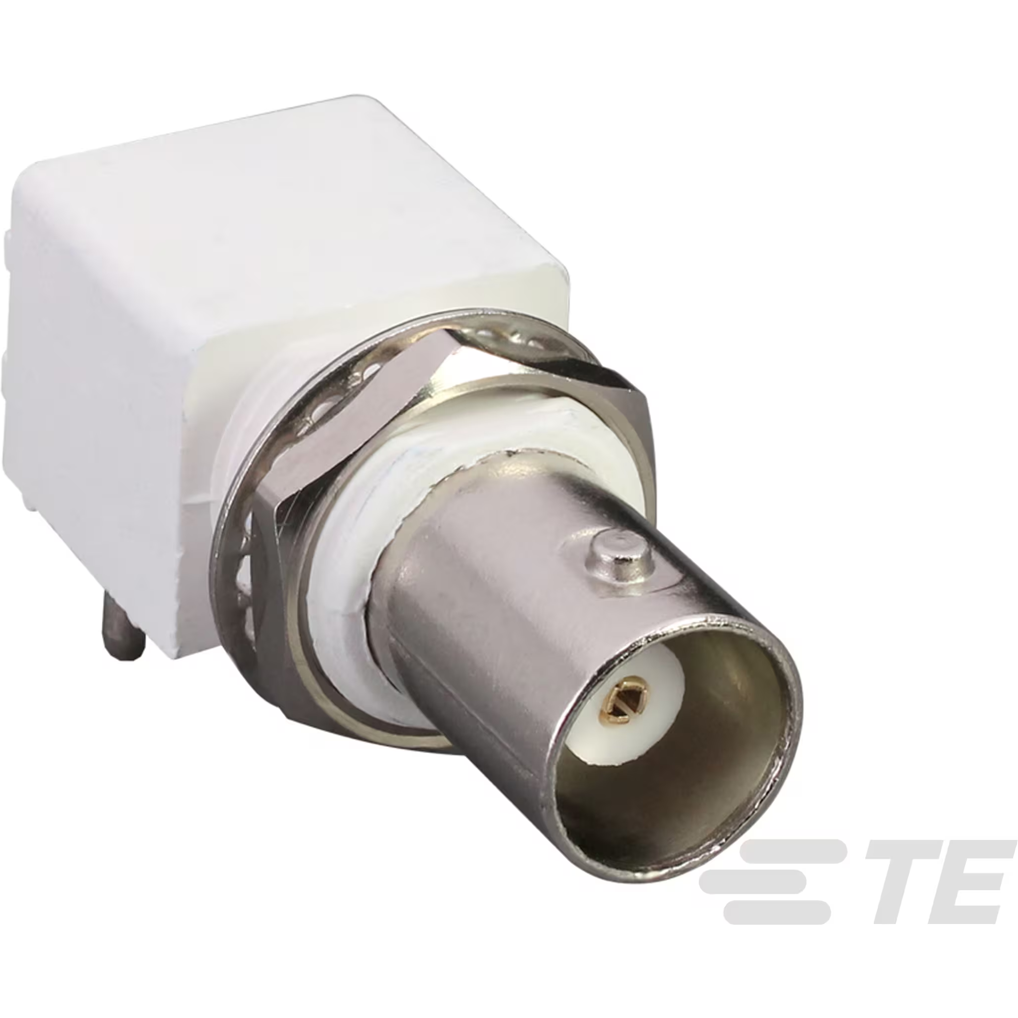 TE Connectivity-CONBNC002 Conector RF BNC jack female socket right-angle PCB through-hole connector