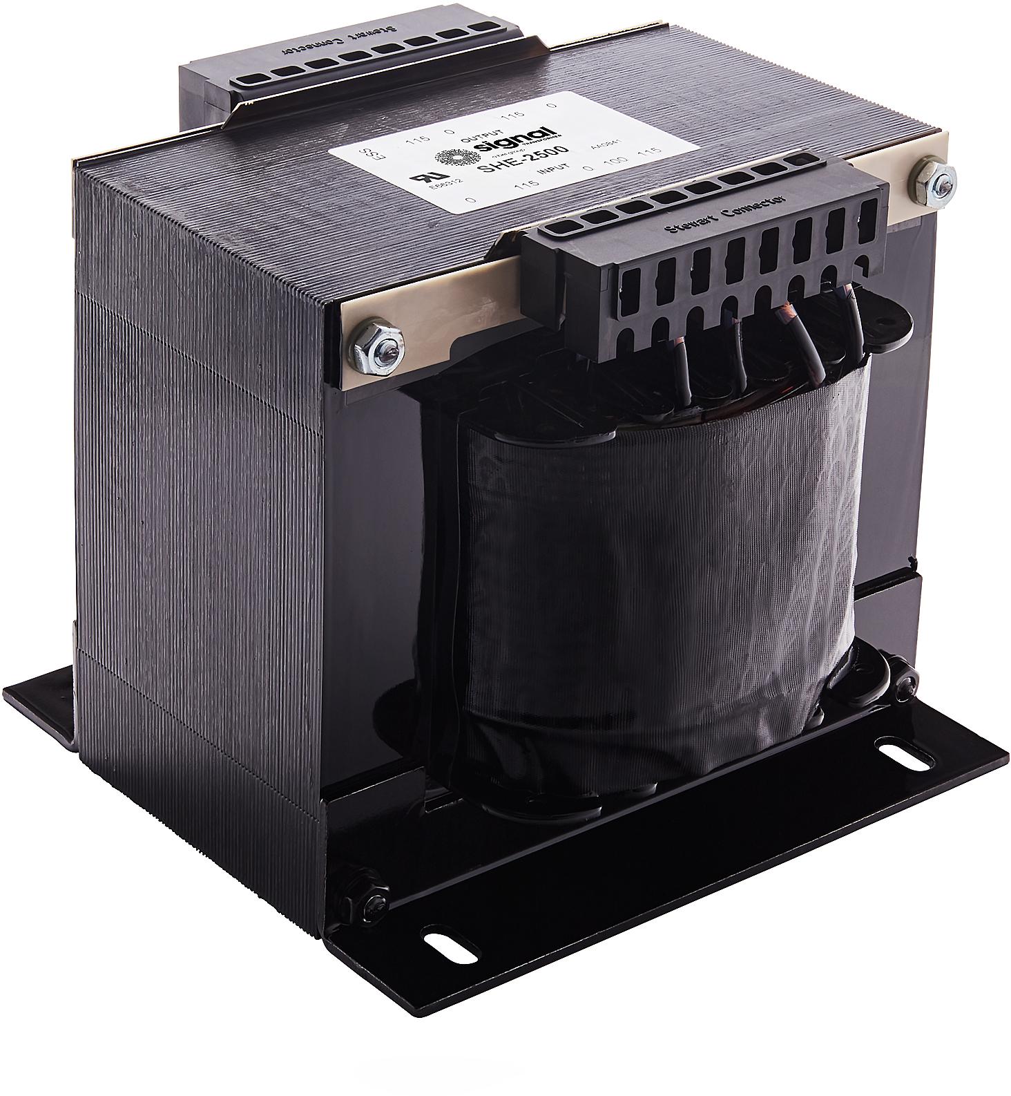 Signal Transformer-SHE-2500 Transformador de potencia Power Transformer 4000Vrms 2.5kVA 9 Terminal Solder Lug Flange Mount