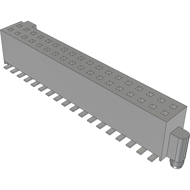 Samtec-SFM-118-02-L-D-A Steckverbinderleisten und Leiterplattenbuchsen Conn Socket Strip SKT 36 POS 1.27mm Solder ST SMD TIGER EYE™ Tube