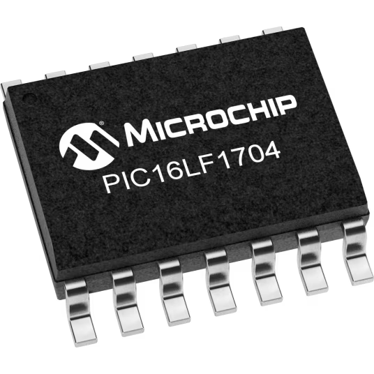 Microchip Technology-PIC16LF1704T-I/SL Microcontrollers - MCUs MCU 8-bit PIC RISC 7KB Flash 2.5V/3.3V 14-Pin SOIC N T/R
