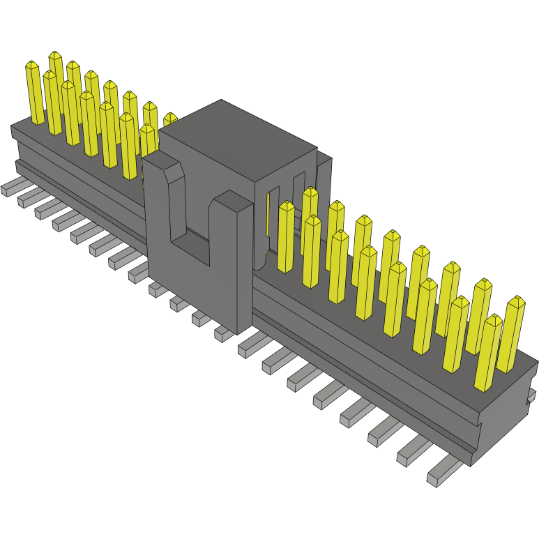 Samtec-FTSH-120-01-L-DV-K-P Steckverbinderleisten und Leiterplattenbuchsen Conn Unshrouded Header HDR 40 POS 1.27mm Solder ST Top Entry SMD TIGER CLAW™ Tube