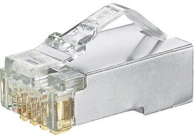 Panduit-MPS588-C Telecomunicaciones y teléfono del conector Conn Modular Plug PL 8 POS 1.01mm Crimp ST Cable Mount 8 Terminal 1 Port Cat 5e Bag