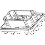 Conn Rectangular PIN 50 POS 4.42mm Solder ST Thru-Hole