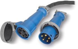 American Power Conversion-PDW6IEC309-RDP1 Andere Kabelbaugruppen Cable Assembly Connection Cable 1.8m IEC 60309 to IEC 60309 5 to 5 POS F-M