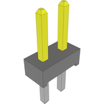 Conn Unshrouded Header HDR 2 POS Solder ST Top Entry Thru-Hole Bulk
