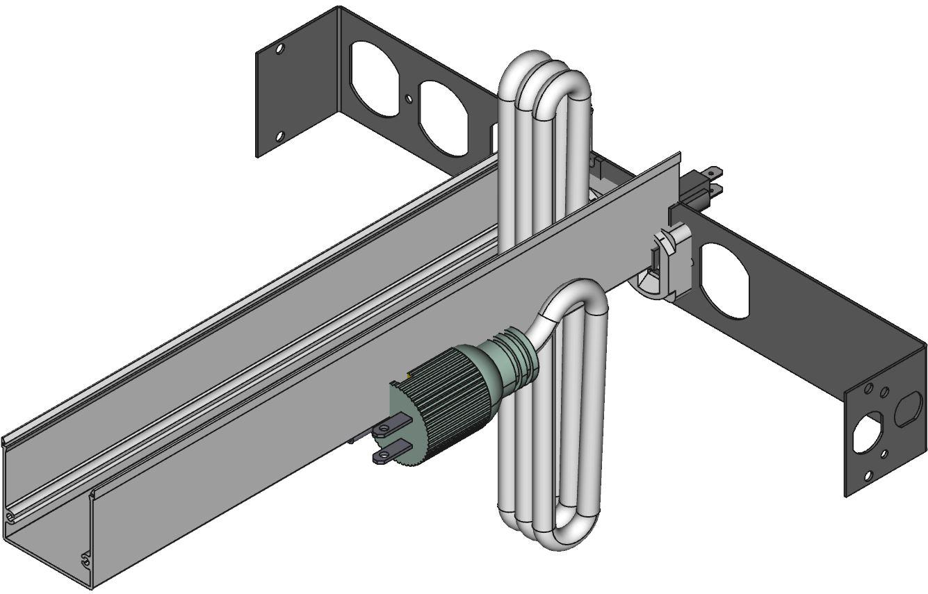 Hammond Manufacturing-1584T6DH6 Unità di distribuzione dell’alimentazione PDU Outlet Strip 120V 15A Rackmount Medical