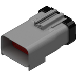 10 Way Male APEX 2.8 Sealed Connector Gray-Light