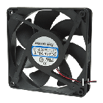 DC Fan Axial Ball Bearing 24V 16V to 27.6V 200.9CFM 61.5dB 120 X 120 X 38mm High Speed