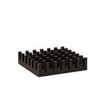 Heat Sink Passive BGA Pin Array Adhesive Aluminum 10.2°C/W Black Anodized