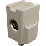 HyperQube 6.00mm, Screw Mount, Right-Angle PCB Receptacle, Natural, Tray