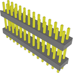 Conn Board Stacker HDR 26 POS 2.54mm Solder ST Top Entry Thru-Hole Bulk