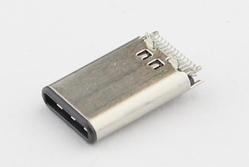 Assmann WSW components, Inc-AUSB1-DMN-PTP1 Connector USB Conn USB 3.1 Type C PL 12 POS 0.5mm Solder RA SMD 12 Terminal 1 Port Tray