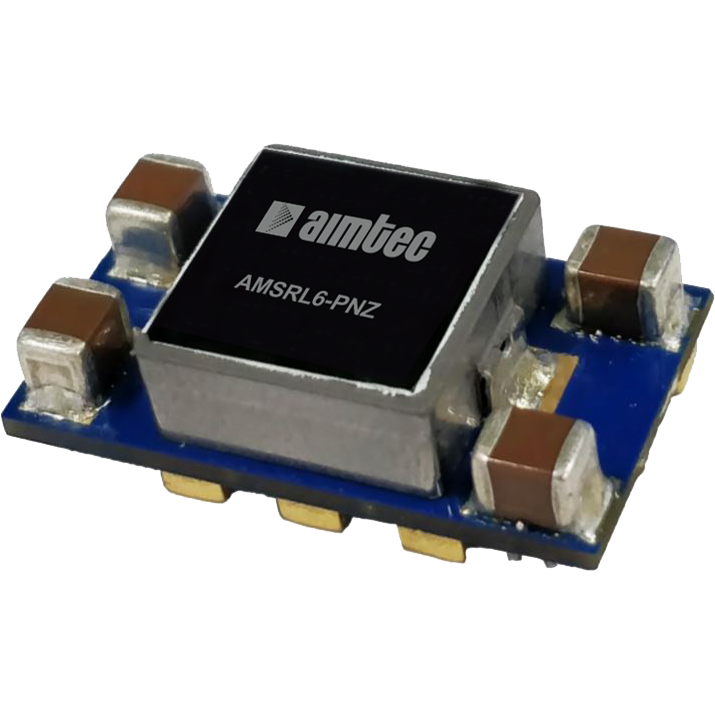 Aimtec-AMSRL6-NNZ Convertitore da DC a DC e modulo di regolazione della commutazione Module DC-DC 12VIN 1-OUT 0.75V to 5V 6A 30W 5-Pin SMD Module