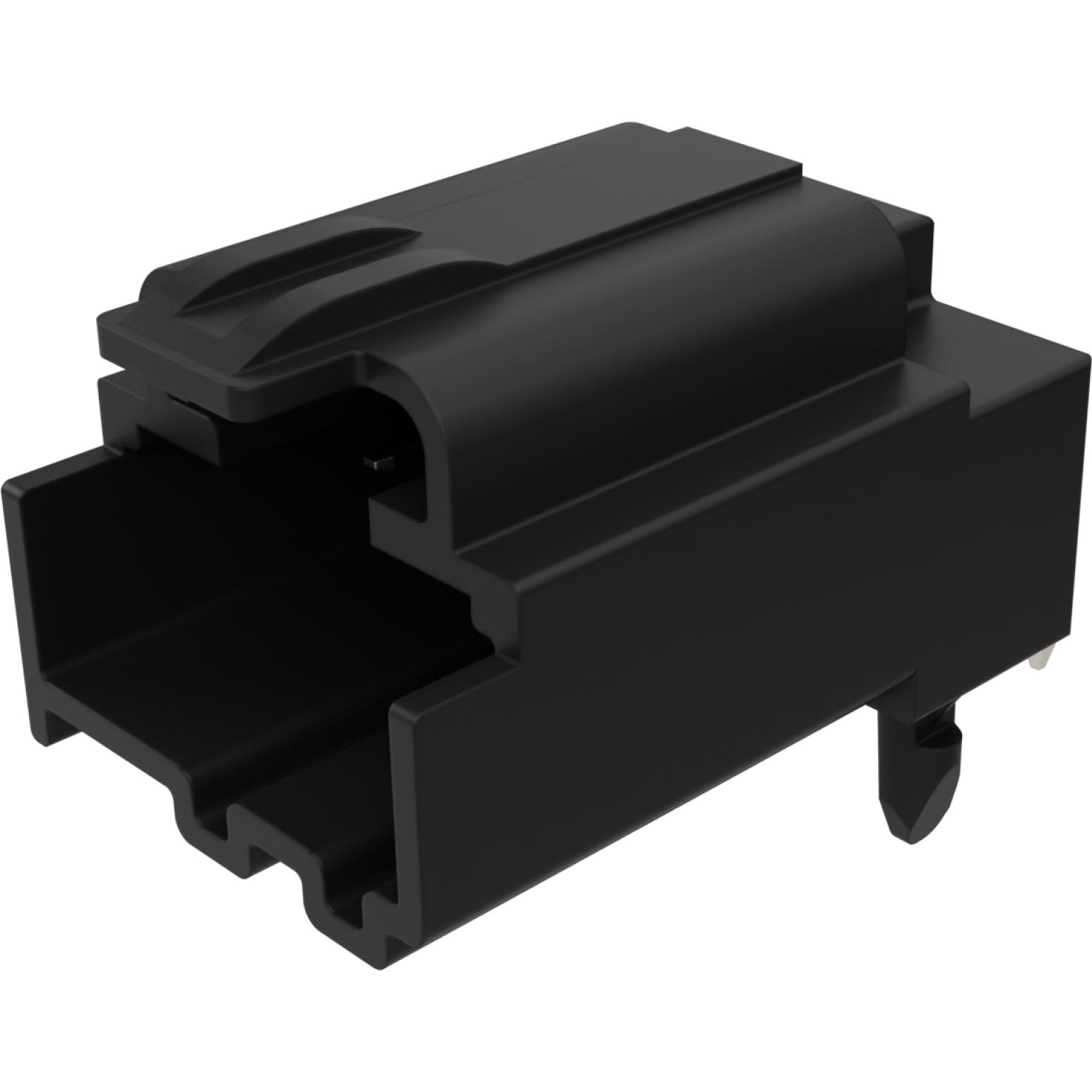 Molex-0311000040 Cabezales del conector y receptáculos PCB Conn Shrouded Header (4 Sides) HDR 4 POS 2.54mm Solder RA Side Entry Thru-Hole H-DAC 64 Tray