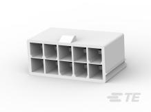 TE Connectivity-1-1586374-0 Connector Headers and PCB Receptacles Conn Shrouded Header (4 Sides) HDR 10 POS 4.2mm Solder ST Thru-Hole