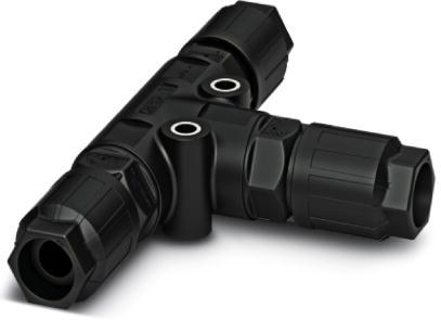 PHOENIX CONTACT-1414708 Steckverbinder, rund Conn Circular PIN 12 POS IDT T Style Cable Mount 12 Terminal 3 Port