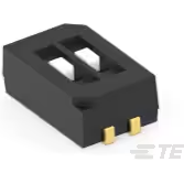 TE Connectivity-GDH02SATR04 DIP-Schalter Switch DIP OFF ON SPST 2 Recessed Rocker 0.025A 24VDC J-Lead 1.27mm SMD T/R