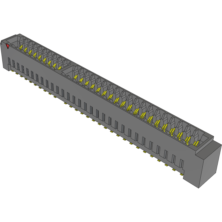 Samtec-MEC2-30-02-L-DV-WT Conector de borde de tarjeta Conn Card Edge F 60 POS 2mm Solder ST SMD Tube