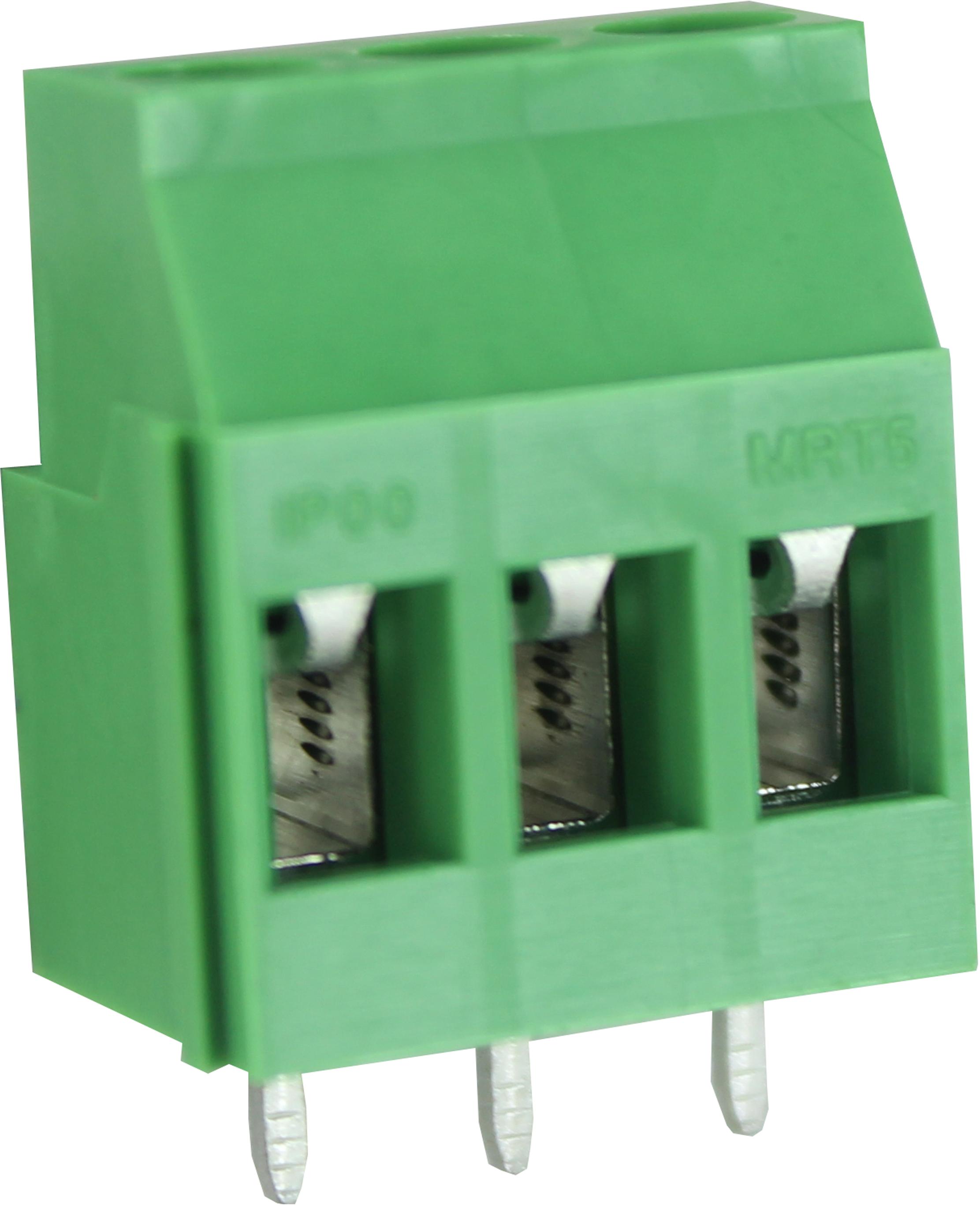 CamdenBoss Ltd-CTB0700/3 Bloques terminales del conector Conn Terminal Block 3 POS 5mm Screw ST Thru-Hole 24A