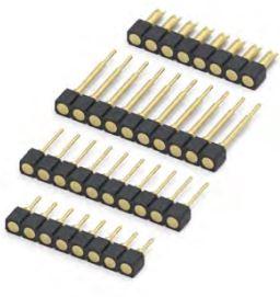 Mill-Max-319-10-127-00-005000 Piastre connettori e prese PCB Conn Spring Loaded Connector HDR 27 POS 2.54mm Solder ST Top Entry Thru-Hole