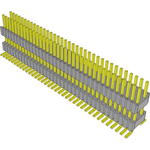 Conn Board Stacker HDR 72 POS 1.27mm Solder ST SMD Tube