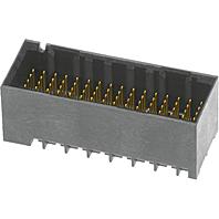 Molex-0764551624 Steckverbinder, Mutterplatine Conn Backplane HDR 96 POS 1.9mm Press Fit ST Thru-Hole Impact™ Tray