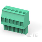 TE Connectivity-1986370-6 Blocs de raccordement de terminaux Conn Eurostyle Block F 6 POS 3.5mm Screw ST Cable Mount 11A/Contact