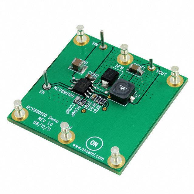 onsemi-NV890100PDR2GEVB Cartes et kits de développement de gestion de la puissance NCV890100PDR2G DC to DC Converter and Switching Regulator Chip 3.3V Output Evaluation Board