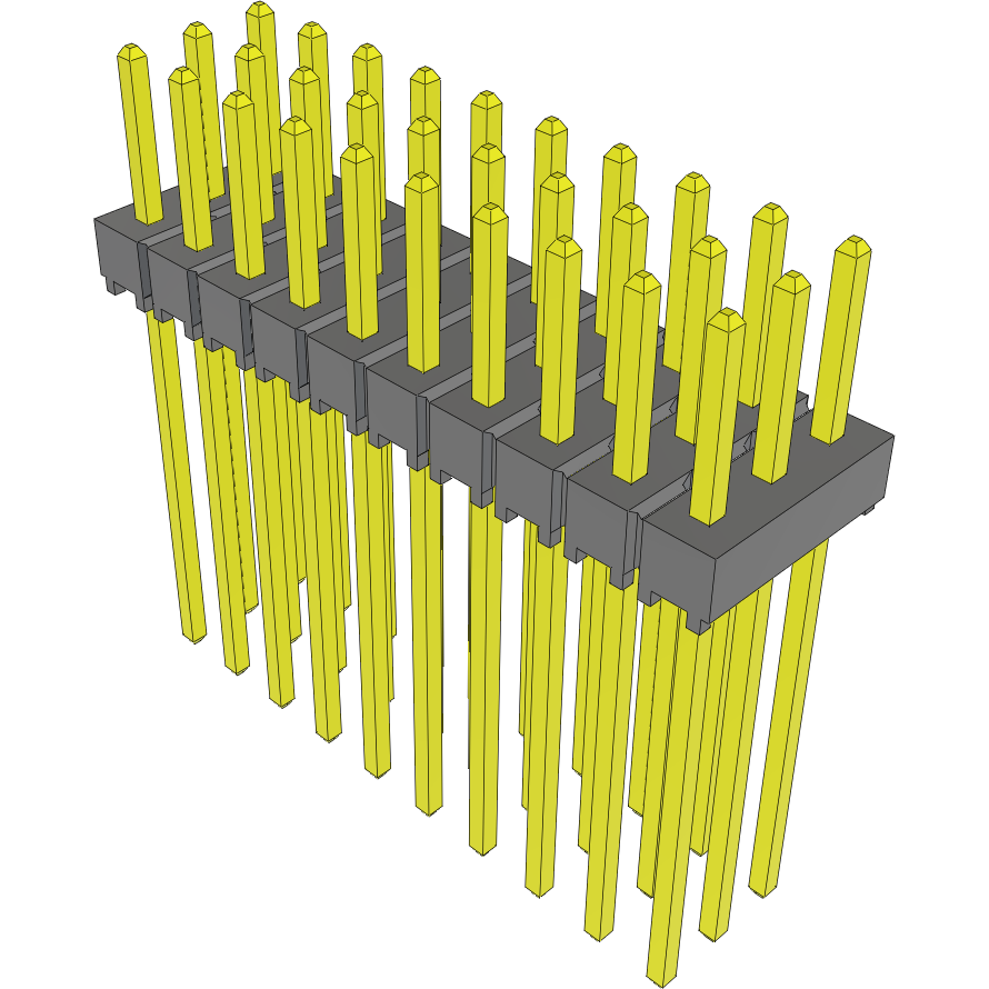 Samtec-TSW-110-11-T-T Steckverbinderleisten und Leiterplattenbuchsen Conn Unshrouded Header HDR 30 POS 2.54mm Solder ST Top Entry Thru-Hole Bulk