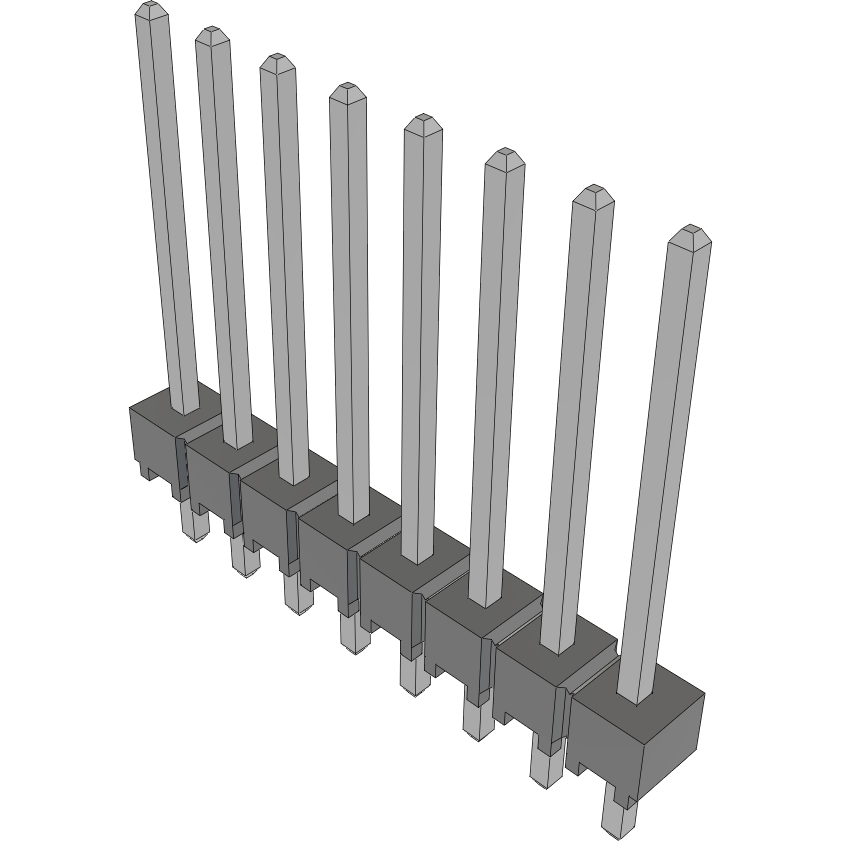 Samtec-HTSW-108-15-T-S Piastre connettori e prese PCB Conn Unshrouded Header HDR 8 POS 2.54mm Solder ST Top Entry Thru-Hole Bulk
