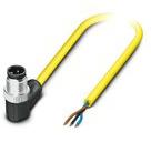 PHOENIX CONTACT-1424923 Andere Kabelbaugruppen Sensor/actuator cable, 3-position, PVC, Plug angled M12 SPEEDCON, A-coded, on free cable end, Cable length: