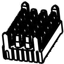 Amphenol Communications Solutions-10121067-1019LF Steckverbinder, Mutterplatine Conn Backplane RCP 112 POS 1.2mm Press Fit ST Thru-Hole