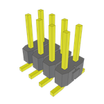 Conn Unshrouded Header HDR 8 POS 2.54mm Solder ST Top Entry SMD Tube