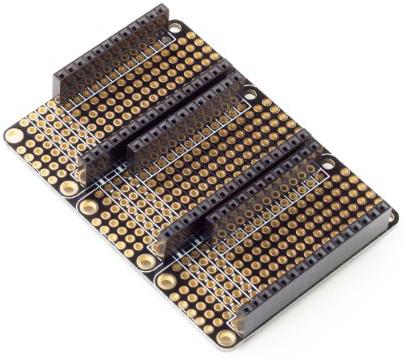 Particle Inc-FWNG-TRP Herramientas y kits de desarrollo Feather Wing Tripler Kit