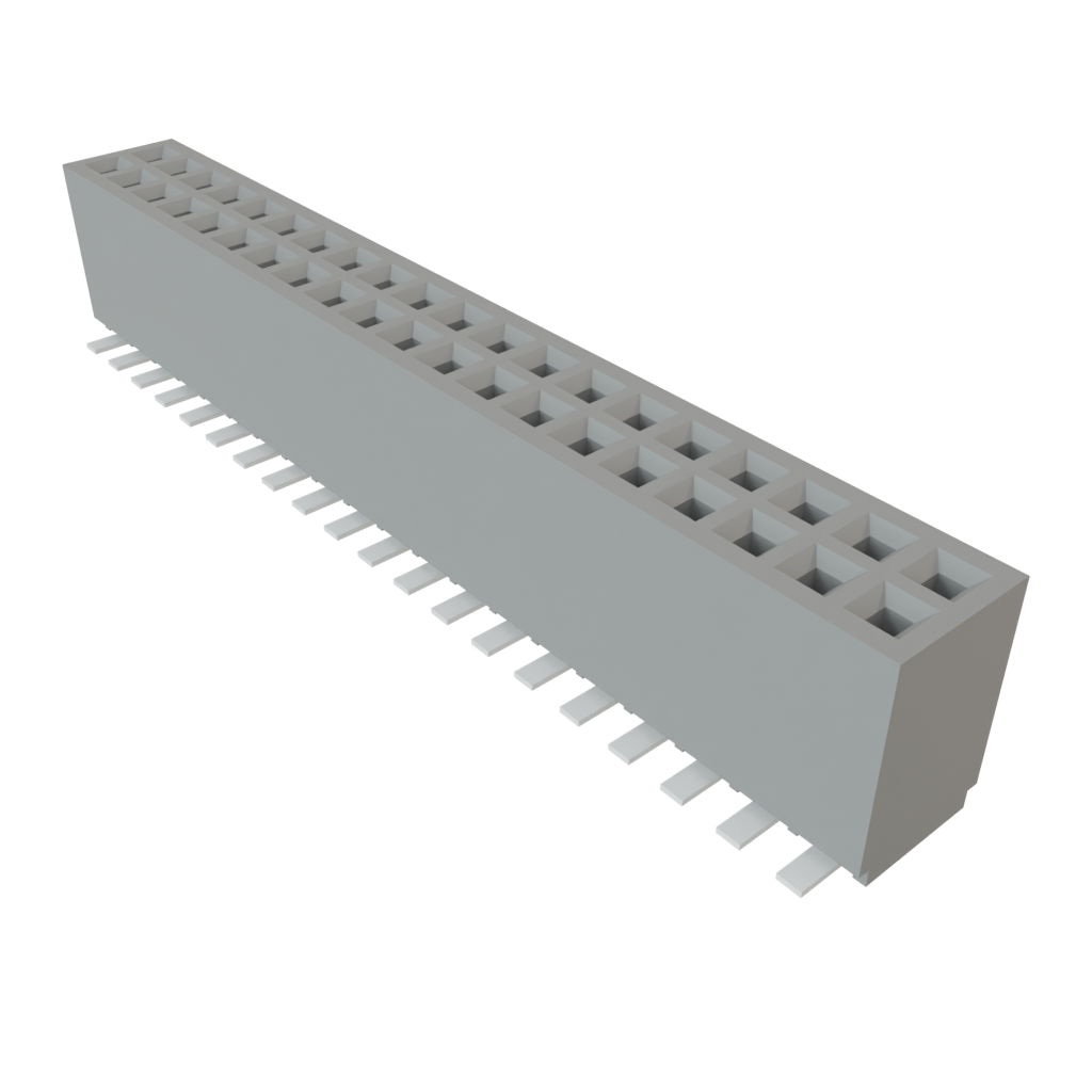Samtec-SFMC-120-02-S-D Piastre connettori e prese PCB Conn Socket Strip SKT 40 POS 1.27mm Solder ST Top Entry SMD Tube