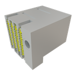 Connector Backplane HDR 64 2mm Press Fit Right Angle Through Hole