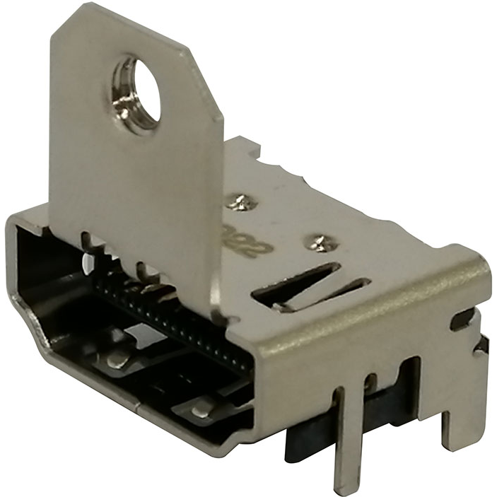 Molex-2086581002 Steckverbinder für Audio und Video Conn HDMI RCP 19 POS 0.5mm Solder RA SMD 19 Terminal 1 Port Tray