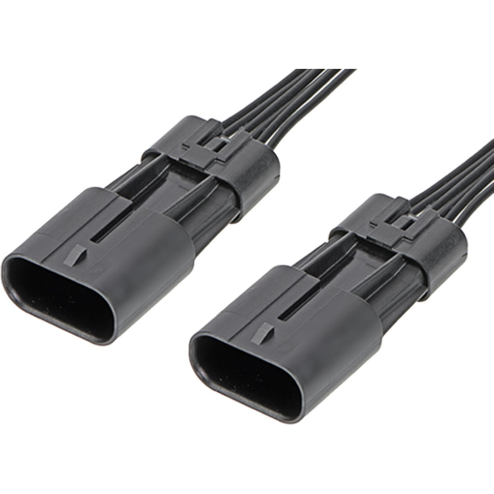 Molex-451460603 Cable Assembly AC Power Cable Assembly 0.3m Squba to Squba 6 to 6 POS M-M Crimp-Crimp 22AWG
