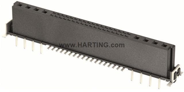 HARTING-15826262701000 Steckverbinderleisten und Leiterplattenbuchsen Conn Socket Strip F 6Power/26Signal POS 2.54mm/1.27mm Solder ST Thru-Hole Reel