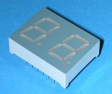 Everlight Electronics-ELT512SURWA/S530-A3 Display LED segmentati Display Segmented Panel 3DIGIT 24LED Hyper Red CA 12-Pin DIP Module