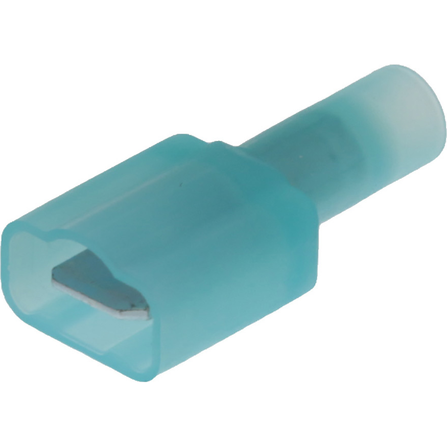 Molex-19004-0005 Steckverbinderanschlüsse Quick Disconnect Terminal 14-16AWG Brass Blue M 24.6mm Zinc Chromate InsulKrimp™ Bag