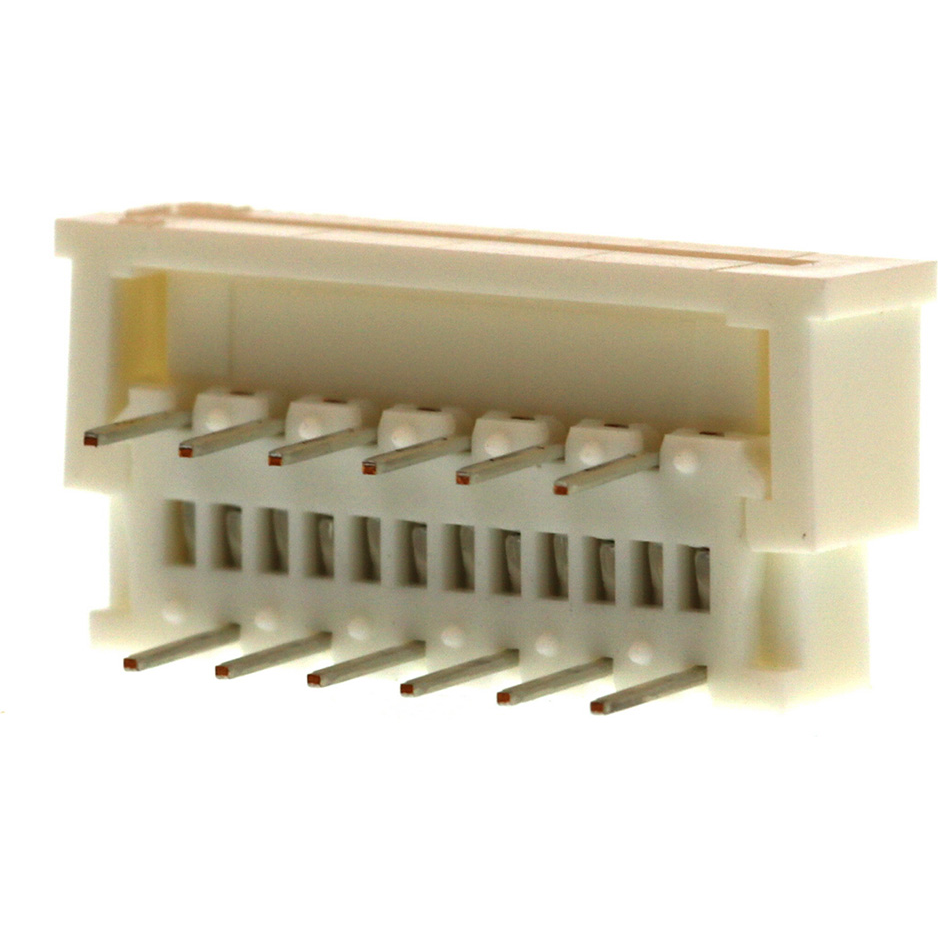 Molex-39532124 Connector FFC-FPC Conn FPC Connector SKT 12 POS 1.25mm Solder RA Thru-Hole Tray