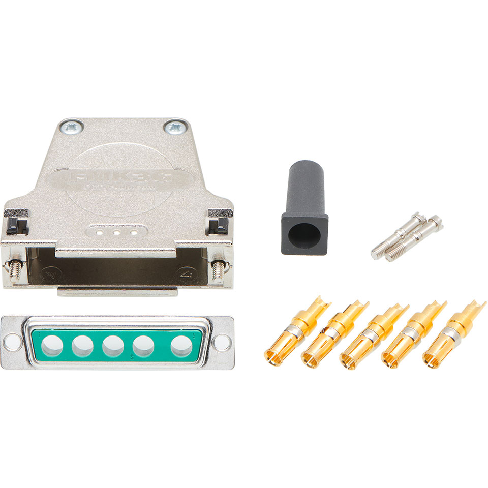 Molex-1731140990 Connector D-Subminiature Conn Combo D-Sub F 5Power POS Solder Cup ST Cable Mount 1 Port FCT Products Bag