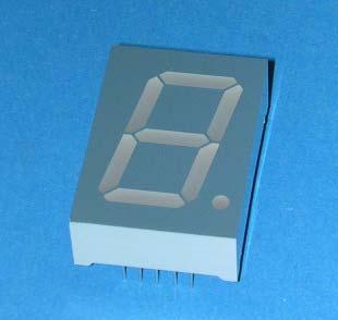 Everlight Electronics-S1006SURWA/S530-A3 Display LED segmentati Display Segmented Module 1DIGIT 15LED Hyper Red CA 10-Pin DIP Module