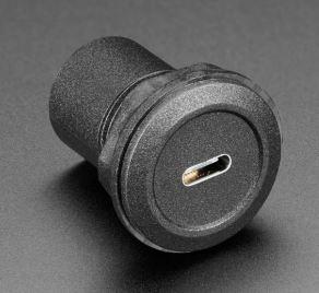 Adafruit Industries-4261 Connector USB Conn USB Type C Adapter RCP/RCP 24/24 POS ST Panel Mount 48 Terminal 1/1 Port