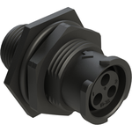 Conn Circular SKT 3 POS Crimp ST Jam Nut 3 Terminal 1 Port Bag