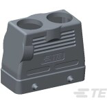 TE Connectivity-T1240160221-000 Adattatori Shrink Boot Hood 180° 21 Shell Size Powder Die Cast Aluminum Alloy