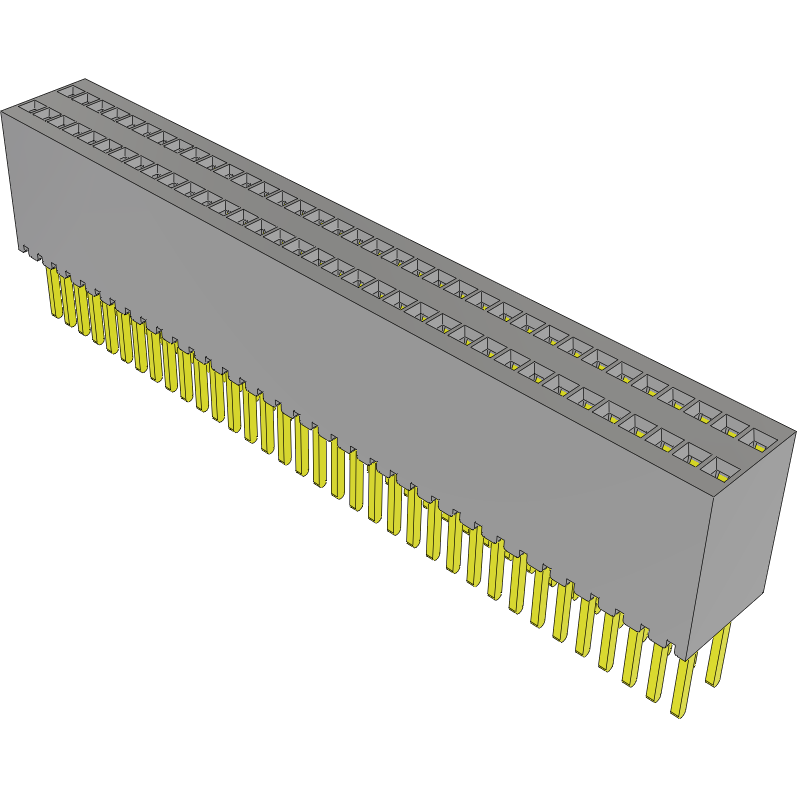 Samtec-SMS-135-02-G-D Steckverbinderleisten und Leiterplattenbuchsen Conn Socket Strip SKT 70 POS 1.27mm Solder ST Thru-Hole Tube