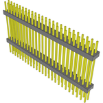 Conn Board Stacker HDR 50 POS 2.54mm Solder ST Top Entry Thru-Hole Bulk